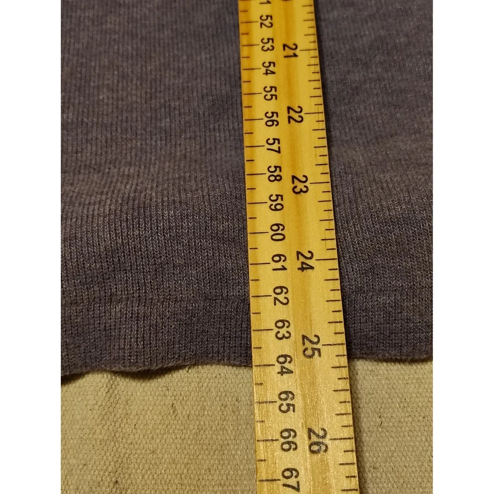 Polo Ralph Lauren Mens Large Purple Quarter Zip Pullover Sweater Orange Pony